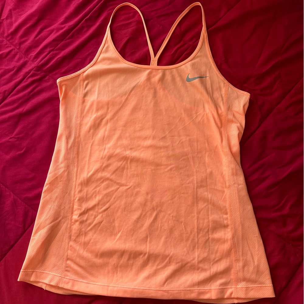 Nike orange tank top